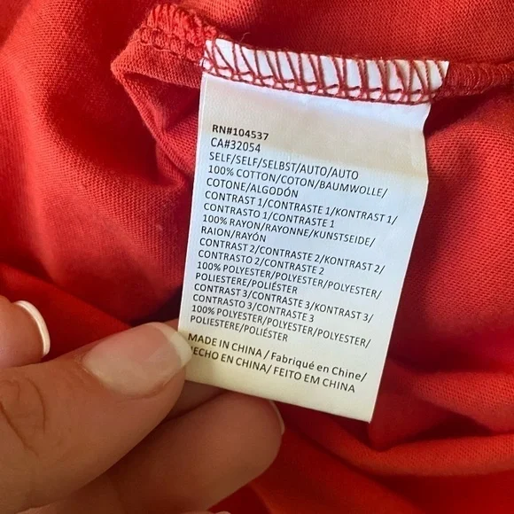 Anthropologie Tiny Emma Orange Lace Ruffle Tank in Sz XS - Picture 8 of 10